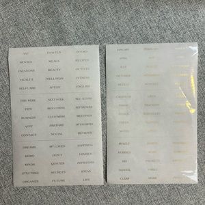 Stickers for tabs